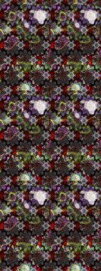 Tekstil veya kitap kapakları, imalat, duvar kağıtları, baskı, hediye paketi ve yapıştırma kitabı için çiçek eskizi geçmişi. Raster illüstrasyonu. Küçük ölçekli çiçeklerdeki basit sevimli desen.