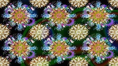 Çiçekli bahar çiçekleri. Motley illüstrasyonu. Küçük renkli çiçekler. Moda baskıları için zarif bir şablon. Küçük çiçekte şirin desenler.