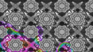 Şirin, zarif çiçekler Raster illüstrasyonu. Poster ya da kapak için arka plan. Davetiye ve kartpostal tasarımı için dekoratif çiçek unsurları. Tekstil için figür. Yapraklı çizim deseni.