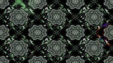 Çiçekler, dallar, bitkiler ve çiçekler. Raster illüstrasyonu. El çizimi. Güzel kumaş deseni.