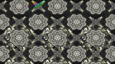 Çiçekli çiçek deseni, suluboya. Raster deseni. Küçük çiçekte güzel bir çiçek deseni..