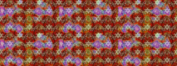 Eskiz klasiği. Renkli Bahar Teması eskiz kalıbı. Düz Çiçek Elementleri Tasarımı. Raster Şirin kumaş deseni.