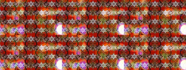 Kahverengi, kırmızı ve nötr renklerde çiçekler. Renkli Bahar Teması eskiz kalıbı. Raster illüstrasyonundaki çiçek desenli çizim. Düz Çiçek Elementleri Tasarımı.