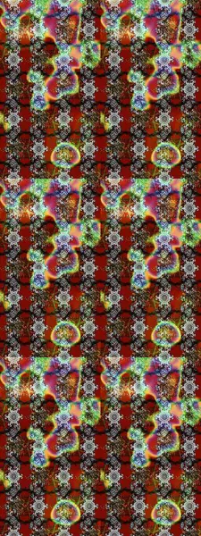 Modern çiçek arkaplanı. Moda baskıları için zarif bir şablon. Parlak renkli çiçekleri ve gri renkli yaprakları olan harika bir çiçek deseni. Halk stili.