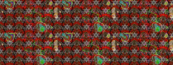 Sevimli çiçek raster deseni. Renkli Yaz Temalı eskiz kalıbı. Düz Çiçek Elementleri Tasarımı. Modaya uygun kumaş deseni.