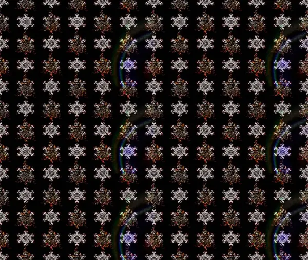 Siyah renkli şirin tekstil. Çiçek arkaplan. Raster illüstrasyonu. Renkli çizim kalıbı. Çiçek duvar kağıdı.