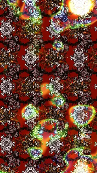 Çizim raster deseni. Güzel kumaş deseni. Çiçek arka planı.