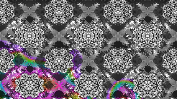 Şirin, zarif çiçekler Raster illüstrasyonu. Poster ya da kapak için arka plan. Davetiye ve kartpostal tasarımı için dekoratif çiçek unsurları. Tekstil için figür. Yapraklı çizim deseni.