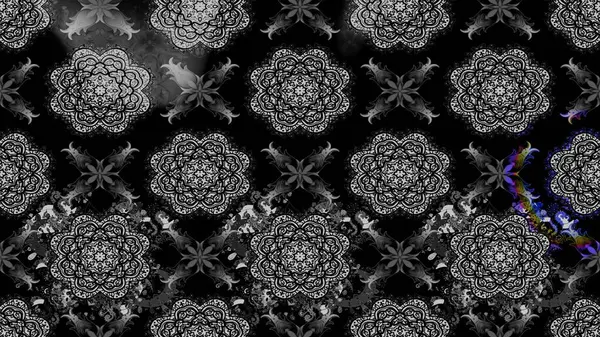 Elle boyanmış suluboya resim çizimleri, çiçekler ve bitkiler. Siyah renkte çiçekler.