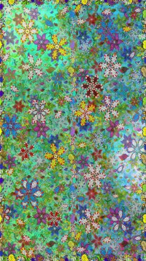 Ev dekoru. Fantezi çiçekli kusursuz desen, doğal duvar kağıdı, çiçek desenli kıvrım çizimi. Paisley el çizimi elementler.