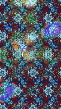 Çiçek arkaplan. Çizim raster deseni. Güzel kumaş deseni.