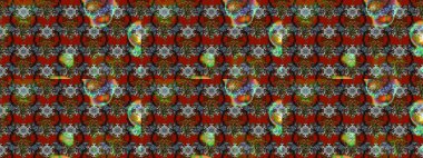 Suluboya, elle çizilmiş. Eskiz arkaplan modeli. Raster illüstrasyonu. Kahverengi, kırmızı ve yeşil yapraklı yabani çiçekler.