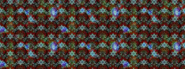 Çiçekler kahverengi, kırmızı ve gri renklerde. Kumaş desenli papatya çiçekleri ayrıntıları.