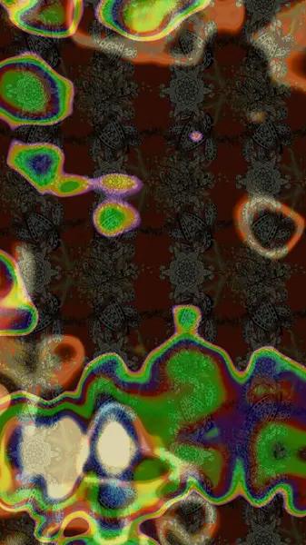 Düz Çiçek Elementleri Tasarımı. Raster illüstrasyonundaki çiçek desenli çizim. Renkli Bahar Teması eskiz kalıbı. Süslü kumaş deseni.