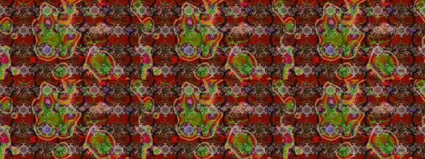 Çiçeksel kahverengi, kırmızı ve nötr çizim deseni. Klasik taslak çizimi. Raster çiçek izi..