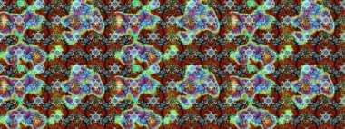 Tropik çiçekler. Gömlek, arka plan modelini çiz. Kahverengi, mavi ve yeşil renkte çiçekler.