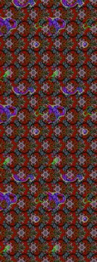 Çiçekli çizim şekli. Kırmızı, kahverengi ve nötr renklerde çiçekler. Düz Çiçek Elementleri Tasarımı. Renkli Bahar Teması çizim şablonu.