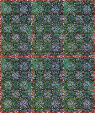 Raster Güzel kumaş deseni. Raster suluboya deseni, narin çiçekler, yeşil ve gri çiçekler, tebrik kartı şablonu..