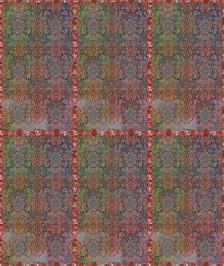 Kıvırcık, parlak örgü. Güzel, parlak, pürüzsüz kumaş, tuval. Çiçek çelengi. Raster illüstrasyonu. Şablon, pürüzsüz, çiçekli kenar. Klasik eski arkaplan.