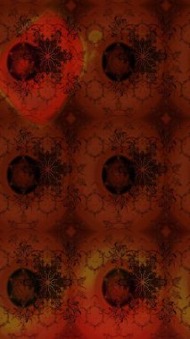 Gömlek, arka plan modelini çiz. Tropik çiçekler. Kahverengi renkte çiçekler.