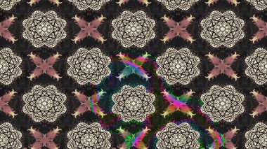 Düz Çiçek Elementleri Tasarımı. Gri renkli çiçekler. Çiçekli çiçek deseni, suluboya. Raster illüstrasyonu. Renkli Bahar Teması çizim şablonu.