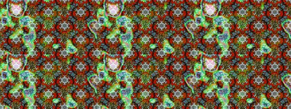 Kahverengi, yeşil ve kırmızı renkte çiçekler. Renkli Bahar Teması eskiz kalıbı. Sevimli çiçek raster deseni. Düz Çiçek Elementleri Tasarımı.