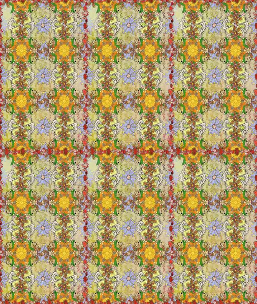 Çiçeksel elementlerle süslenmiş zarif raster dokusu. Küçük çiçekte hoş bir çiçek deseni var. Nötr ve kahverengi renklerde parlak çiçeklerle soyut ve pürüzsüz desen.