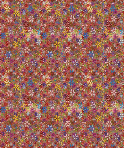 Raster deseni. Küçük çiçekte güzel bir çiçek deseni var. Çiçekli, suluboya desenli kusursuz çiçek deseni.