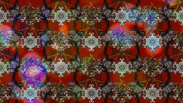 Raster kına dövme tarzı. Hint çiçek desenli madalyon desen. Etnik Mandala süsleme. Tekstil, tebrik kartı, boyama kitabı, telefon durumda yazdırma için kullanılabilir.