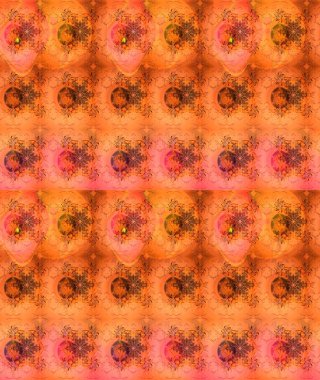 Küçük çiçekte güzel bir desen. Moda baskıları için zarif bir şablon. Motley illüstrasyonu. Çiçekli bahar çiçekleri. Robot resim. Küçük renkli çiçekler..