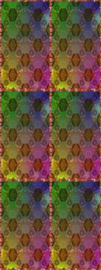 Kusursuz çiçek deseni. Raster illüstrasyonu. Güzel kumaş deseni. Renkli Bahar Temalı Kusursuz Arkaplan. Asya tekstil tarzında. Düz Çiçek Elementleri Tasarımı.