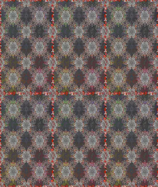 Klasik taslak çizimi. Çiçek grisi ve kahverengi, pürüzsüz desen. Raster çiçek izi. Raster Yumuşak kumaş deseni.