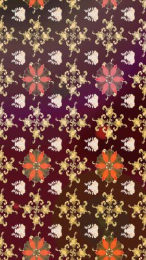 Nazikçe, güzel çiçek arkaplanı. Kahverengi renkli çiçekler. Raster çiçek desenli ve çiçekli..