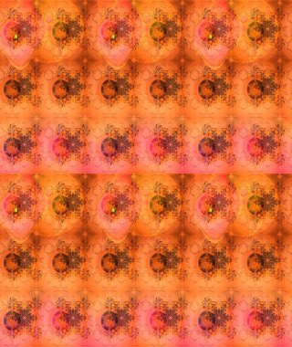 Küçük çiçekte güzel bir desen. Moda baskıları için zarif bir şablon. Motley illüstrasyonu. Çiçekli bahar çiçekleri. Robot resim. Küçük renkli çiçekler..