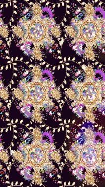 Siyah renkli çiçek desenli eskiz. Suluboya tarzında siyah renkte çiçekler.