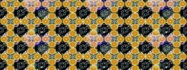 Çiçekli eskiz çizimi. Sarı renkli çiçekler. Düz Çiçek Elementleri Tasarımı. Renkli Yaz Teması çizim şablonu.