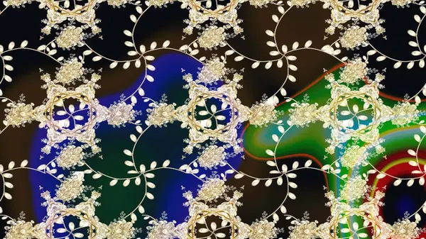 Bej renkli güzel bir tekstil. Raster illüstrasyonu. Suluboya çiçekli çiçek deseni.