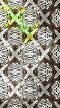 Eskiz geçmişi. Raster illüstrasyonu. Tomurcukları papatya çiçekleri olan sevimli bir çiçek deseni. Miles Fleur, süslü püslü bir süs. Eski usul. Kumaş, tekstil ve duvar kağıdı baskısı için..