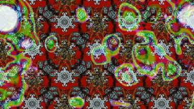 Gömlek, arka plan modelini çiz. Kahverengi renkli çiçekler. Tropik çiçekler.