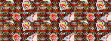 Nazik romantik baskı. Raster güzel bir çiçek deseni çizmiş. Tatil havası. Bahar mevsimi.