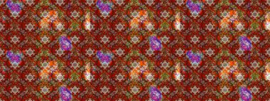 Poster ya da kapak için arka plan. Tekstil için figür. Şirin, zarif çiçekler Raster illüstrasyonu. Yapraklı çizim şekli. Davetiye ve kartpostal tasarımı için dekoratif çiçek unsurları.