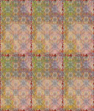 Renkli Bahar Temalı Kusursuz Arkaplan. Bej ve nötr renklerde zarif çiçek buketi suluboya. Raster illüstrasyonu. Düz Çiçek Elementleri Tasarımı.