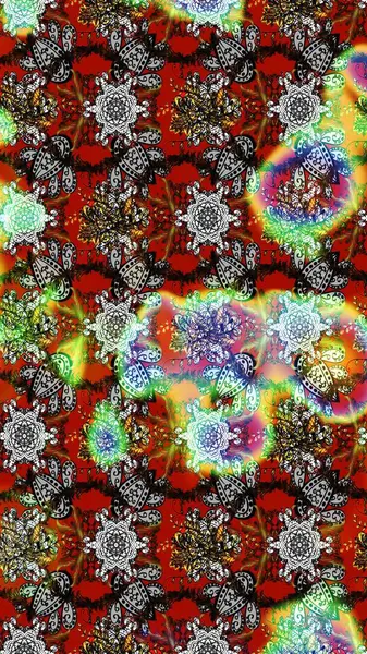 Güzel çiçek deseni. Düz Çiçek Elementleri Tasarımı. Renkli Bahar Teması eskiz kalıbı. Gri, kahverengi ve kırmızı renkte çiçekler.