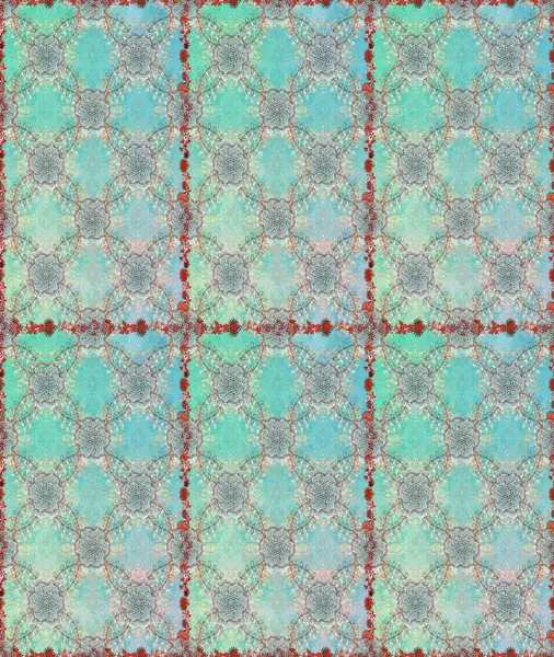 Güzel kumaş deseni. Raster Illustrasyon 'da moda olmayan çiçek deseni. Renkli Yaz Temalı Kusursuz Arkaplan. Düz Çiçek Elementleri Tasarımı.