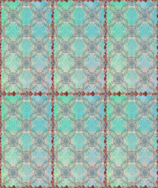 Güzel kumaş deseni. Raster Illustrasyon 'da moda olmayan çiçek deseni. Renkli Yaz Temalı Kusursuz Arkaplan. Düz Çiçek Elementleri Tasarımı.