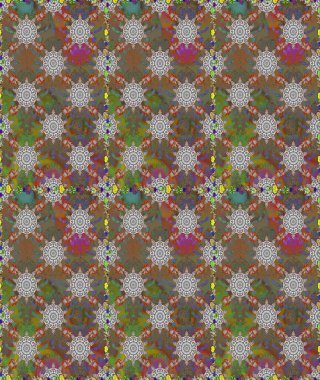 Sorunsuz çiçek deseni kaydırma kağıt, davet, el ilanı, afiş veya Web sitesi Web sitesi arka plan duvar kağıdı için kullanılabilir. Elle çizilmiş Raster resim. Parlak unsurları.