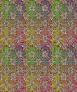 Düz Çiçek Elementleri Tasarımı. Renkli Yaz Temalı Kusursuz Arkaplan. Raster Illustrasyon 'da moda olmayan çiçek deseni. Güzel kumaş deseni.