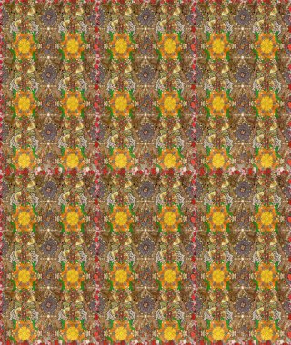 Eski moda arka plan. Raster illüstrasyonu. Kıvırcık, parlak örgü. Güzel, parlak, pürüzsüz kumaş, tuval. Çiçek çelengi. Desen, çizim, çiçek sınırı..