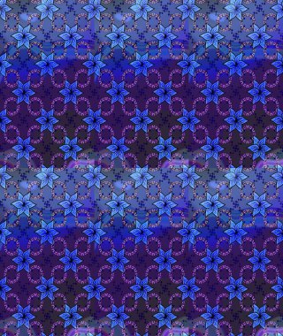 Sevimli çiçek raster deseni. Düz Çiçek Elementleri Tasarımı. Mor renkli çiçekler. Renkli Yaz Teması çizim şablonu.