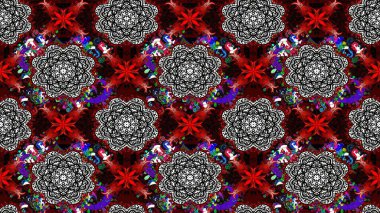 Hoş bir çiçek geçmişi var. Güzel kumaş deseni. Küçük bir çiçekte eskiz deseni. Raster illüstrasyonu.